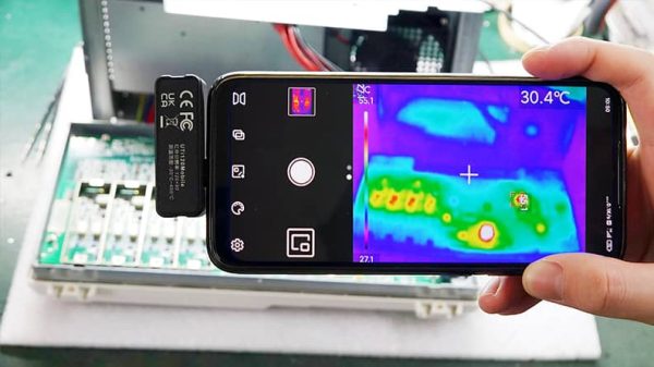 Cámara Termográfica Térmica Infrarroja para iPhone UTi120MS