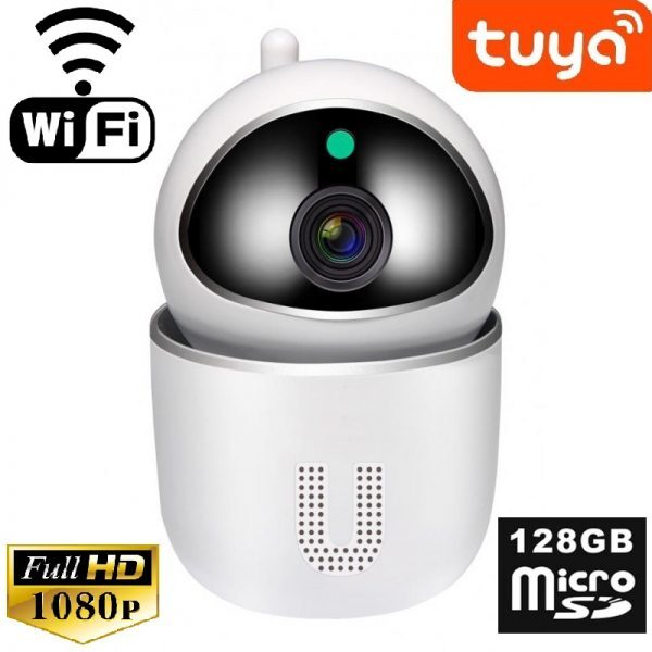 cámara IP WIFI TUYA sigue movimiento Full HD 2MP interiores