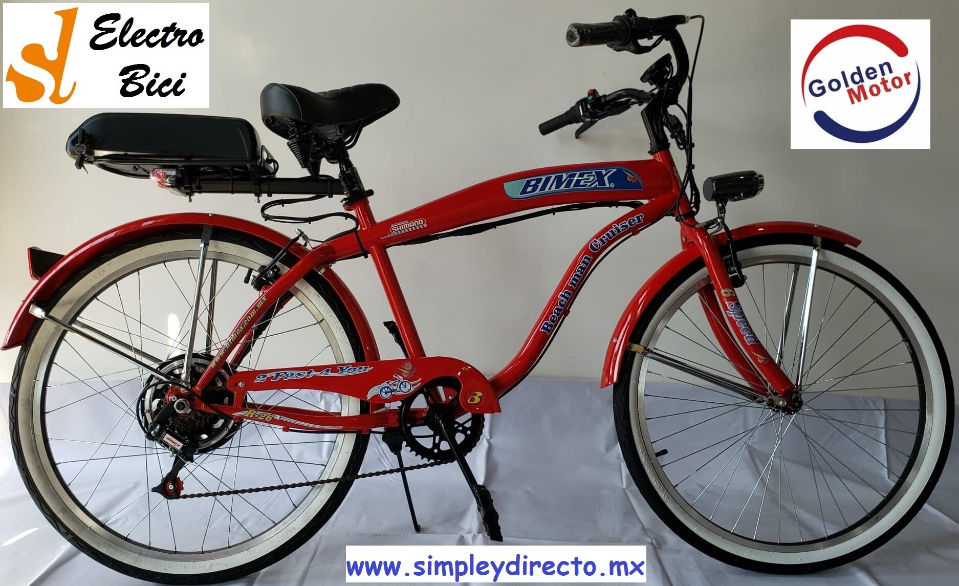 Bicicleta bimex beach man cruiser sales