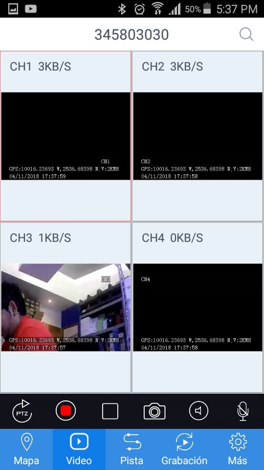 Monitoreo de video en tiempo real desde el celular