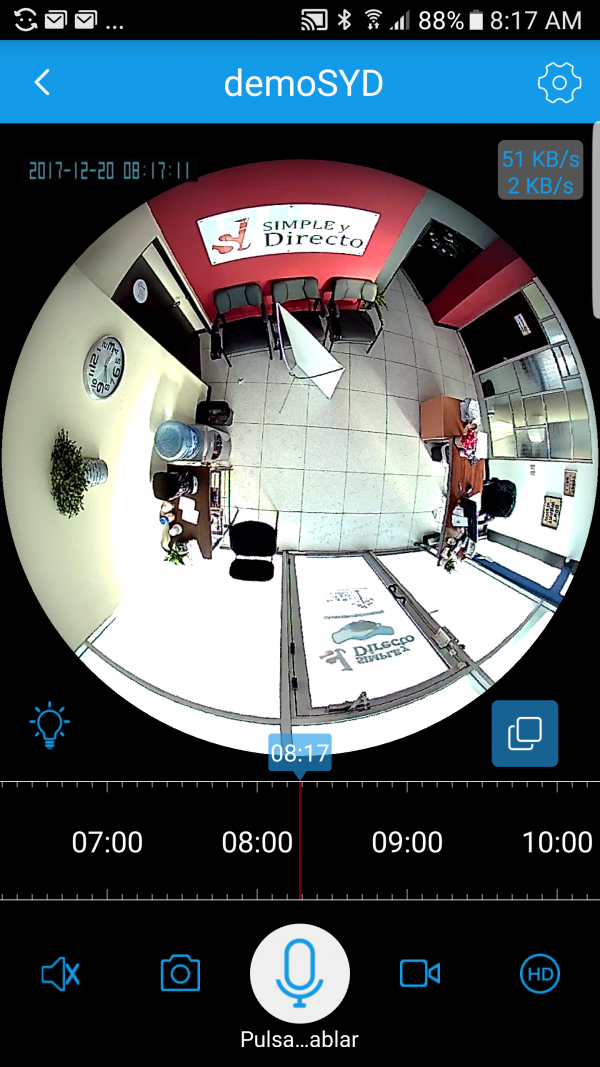 Visión 360° fisheye