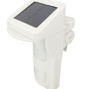 Sensor Infrarrojo para exteriores con panel solar, ideal para jardines