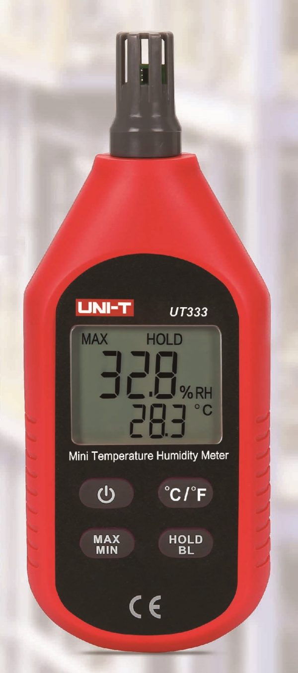 Medidor de Temperatura Humedad Ambiental Digital Portátil Uni-T UT333