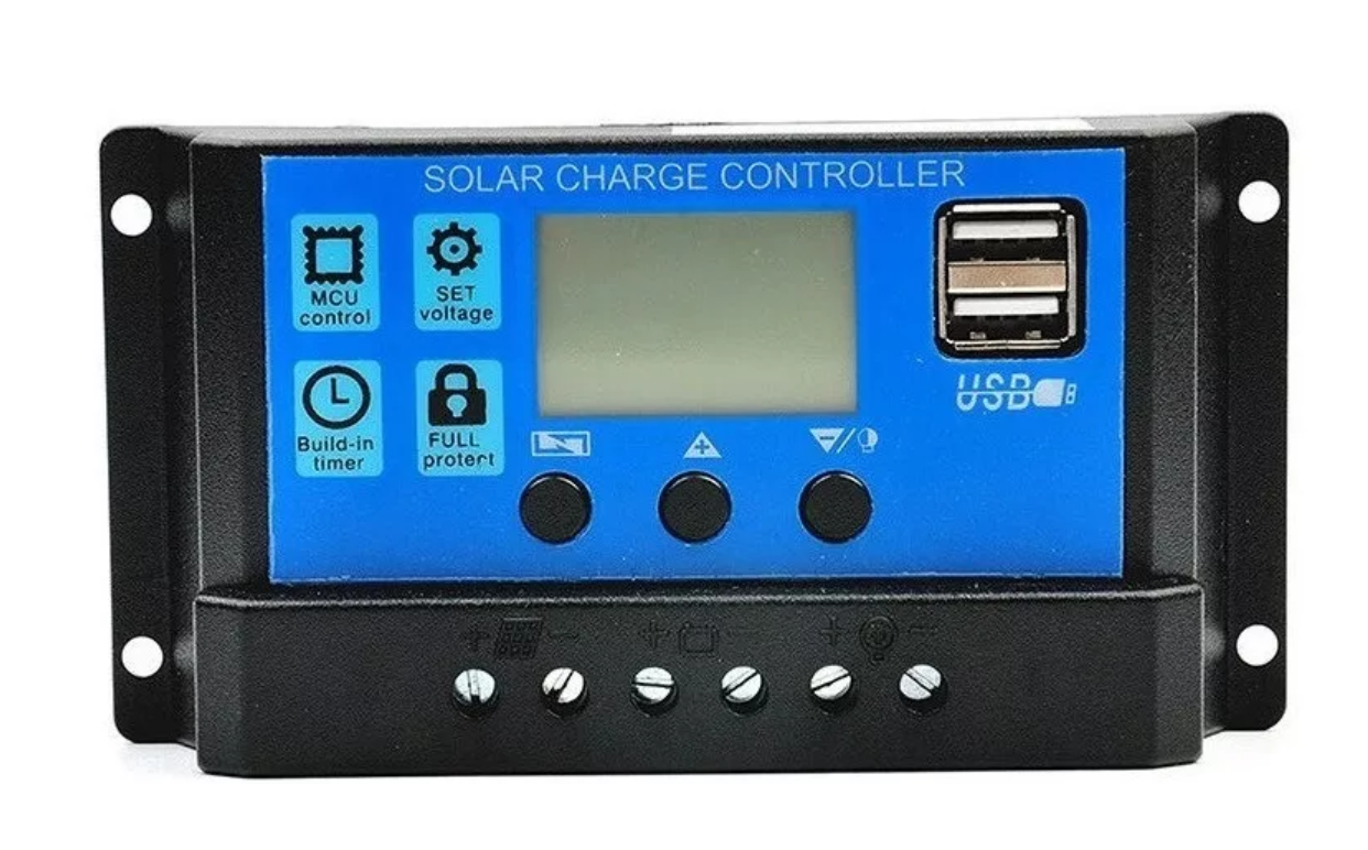 80A PWM controlador de carga solar 12V/24V, panel solar cargador de ba